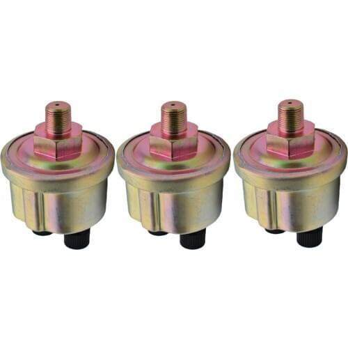 3pcs Universal Car Engine 1/8 NPT Oil Pressure Sensor Gauge Sender Sending Unit