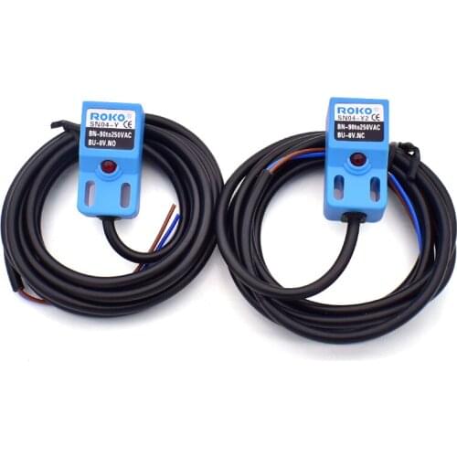 5-piece square proximity switch SN04-Y AC two-wire 220V metal proximity switch SN04-Y2 SN04-A