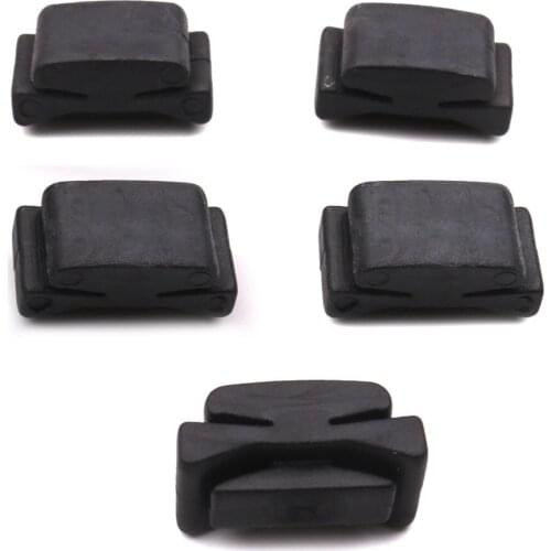 5pcs Mini Silicone Pick Holders with 10pcs Picks Set for Guitar Bass Uke