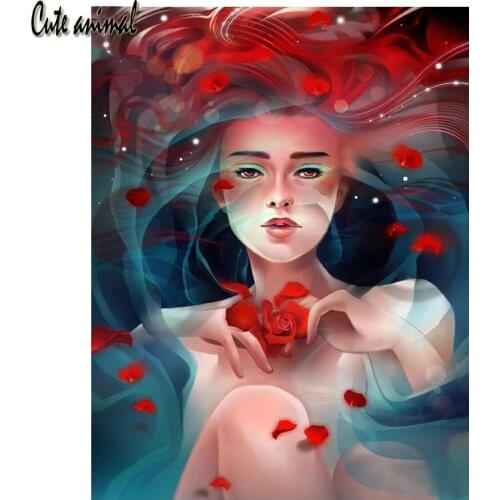 5d DIY Diamond Painting beauty rose petals pattern Diamond Embroidery Full Square Round rhinestone art Home Decor gift