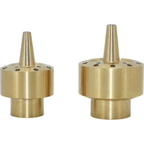 Female 1/2" 3/4" Brass Ornamental Fountain Sprinklers nozzles Sprinkler Nozzle for Garden Pond Landscape 7pcs