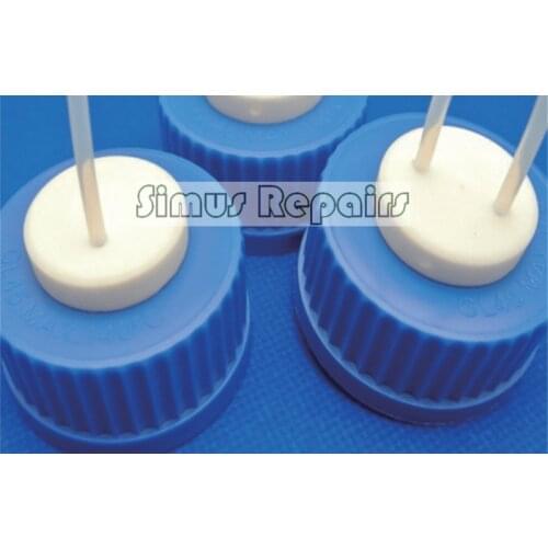 8310-30451 Shimadzu WondaGlass Solvent Bottle Cap Threaded GL45 Single Hole Double Hole 8310-30452