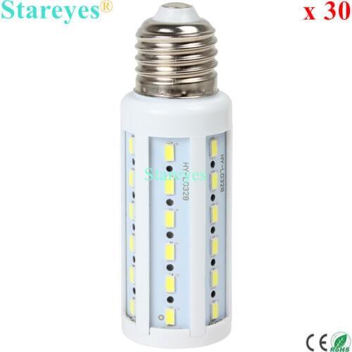 Free shipping 30 pcs 12W 42 LED 5630 5730 SMD E27 E14 B22 LED Corn Bulb Light Maize Lamp LED Lamp Lighting Warm/Cool White