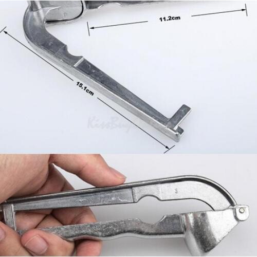 New Arrive Aluminum Garlic Ginger Press Crusher Kitchen Garlic Crushing Tool Garlic Presser