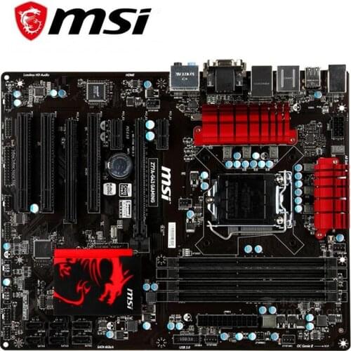 For MSI Z77A-G43 GAMING Computer USB3.0 SATA III Motherboard LGA 1155 DDR3 For Intel Z77 Z77M Desktop Mainboard Used