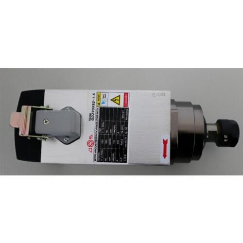 2HP 1.5KW 18000rpm ER20 Square Woodworking AC Spindle motor 4 ceramic ball bearings 93*82 220V 6.8A 300Hz air cooling CNC Router