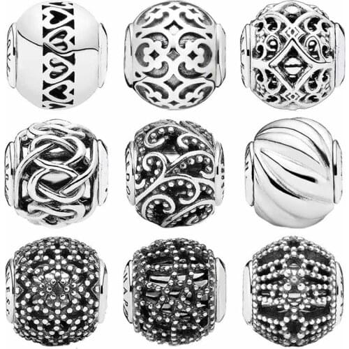 Essence COLLECTION Love Health Spirituality Friendship Wellness Charm 925 Sterling Silver Beads Fit Europe Bracelet DIY Jewelry