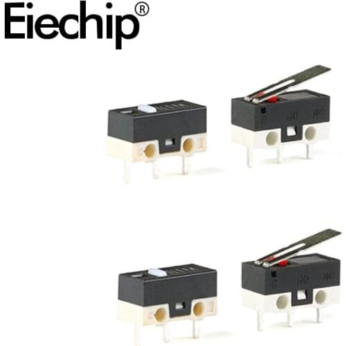 20pcs micro switch 12.8*5.8*10MM No handle/handle/wheel button switches Mini Micro Limit Switch,Arc lever Snap Action switch