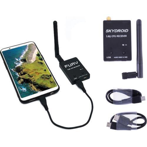 5.8G 150CH Mini FPV FUAV Receiver UVC Video Downlink OTG For Android Mobile Phone Smartphone FPV Quadcopter Drone
