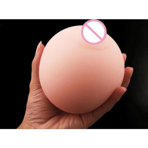 Male Masturbation Ball Simulation Breast Mimi Aircraft Cup Soft Nipple Breast Masturbator Adult Sex Products Sex Toys For Men A3
