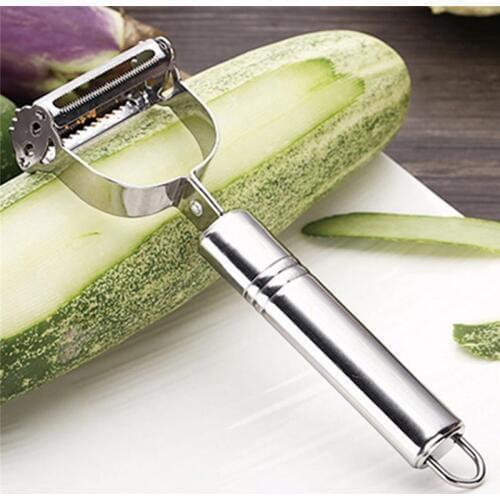 Stainless Steel Potato Cucumber Carrot Slicer Grater Julienne Peeler Vegetables Fruit Peeler Kitchen Tools