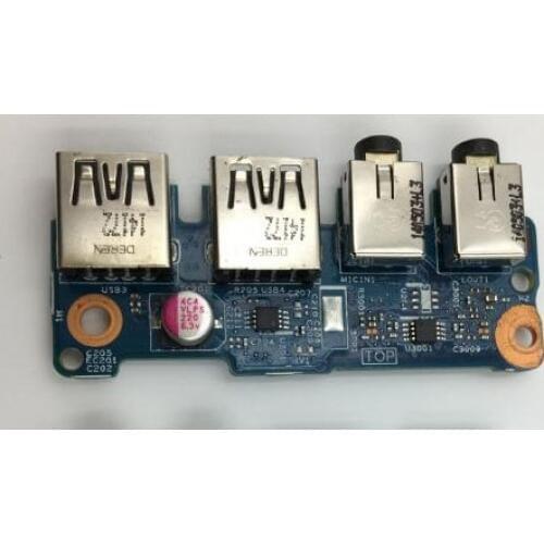 Original For HP ProBook 450G1 450 G1 455 G1 Audio Jack USB Port Board 48.4YZ42.011 12787-1