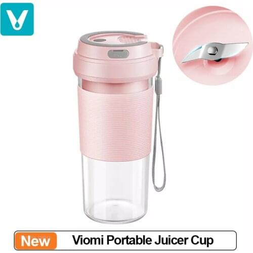 Youpin Portable Electric Juicer Cup 300ml Hands-free Wash Food Grade Train Cup Body Hidden Cutter Head Fruit Cordless Mixer