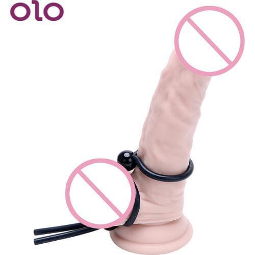 OLO Adjustable Cock Rings Adult Product Sex Toys for Men Time Delay Ejaculation Erotic Penis Rings