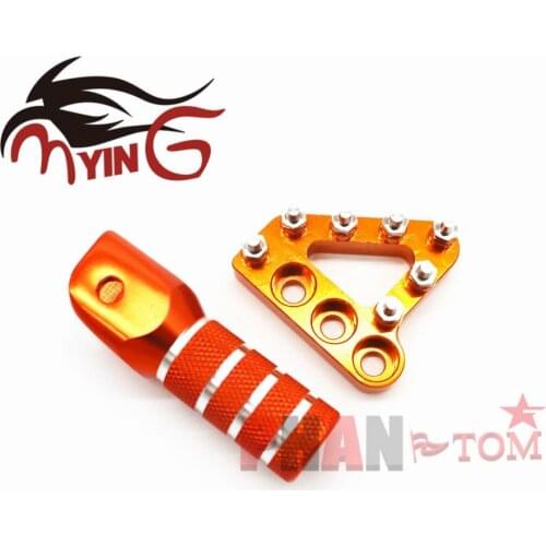 Shift Lever Toe Peg Step Plate For KTM 990 SMT SUPERMOTO/R ADVENTURE/R/S 950 Super Enduro R Motorcycle Accessories CNC Aluminum