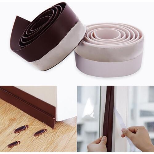 45mm Sliding Sealing Strips For Door Weatherstrip Draft Stopper Frameless Window Sliding Door Seals Waterproof Mildew Proof Tape