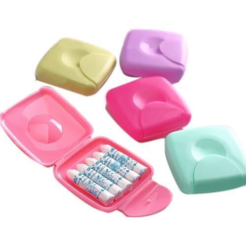 1 Pcs Travel Portable Women Sanitary Napkin Tampons Box Holder Tampons Storage Box Holder