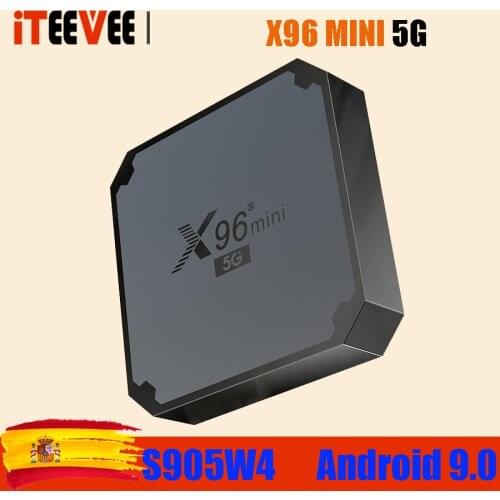 10PCS/LOT X96 Mini 5G Wifi Smart TV Box Android 9.0 S905W4 Quad Core 2GB RAM 16GB ROM 4K 1gb 8gb