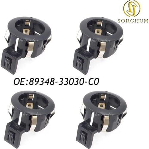 4PCS Parking Sensor RETAINER Black Colour ULTRASONIC SENSOR RETAINER 89348-33030-C0 COVER For TOYOTA CAMRY COROLLA FJ CRUISER