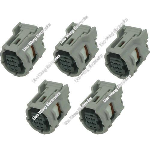 5 Sets 4 Pin Automotive Connectors Tire Pressure Sensor Plug DJ7041-0.65-21 4P