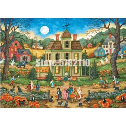 DIY Diamond Painting Children Halloween Holiday Diamond Embroidery Full Rhinestone 5D Diamond Mosaic Cross Stitch Decor Crafts