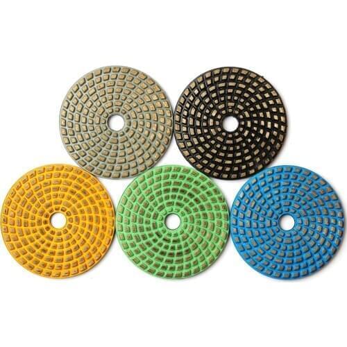 5inch Diamond Polishing Pad 125mm Grinding Wheel Sintering Metal Bond Diamond Sanding Disc For Concrete Granite Angle Grinder