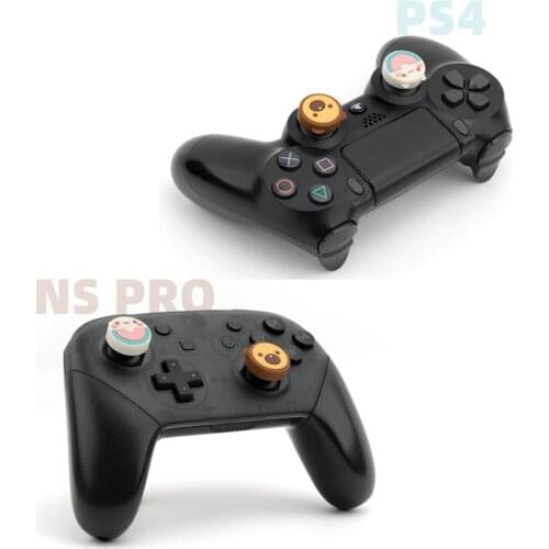 Bear Cat Thumb Stick Grip Cap Joystick Cover For Sony Dualshock 5/4/3 PS5/PS4/PS3/Xbox 360/Switch Pro Controller Thumbstick Case