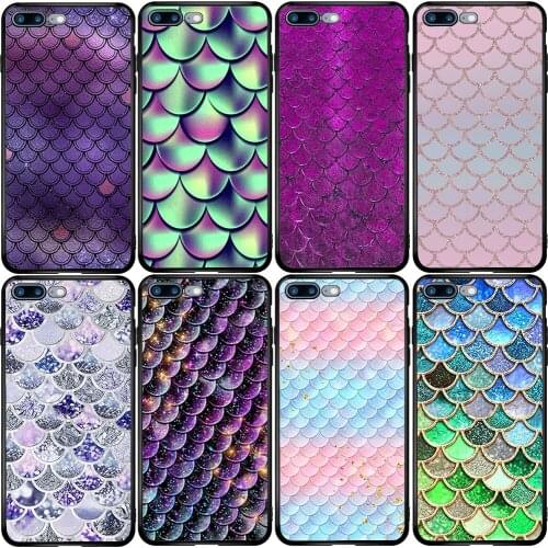 Cover Case for Xiaomi Redmi Note 6 7 9 8T 10T 9S 9A 8A A3 A2 A1 Pro Lite Black Shark Mix Max Glitter Mermaid Scales