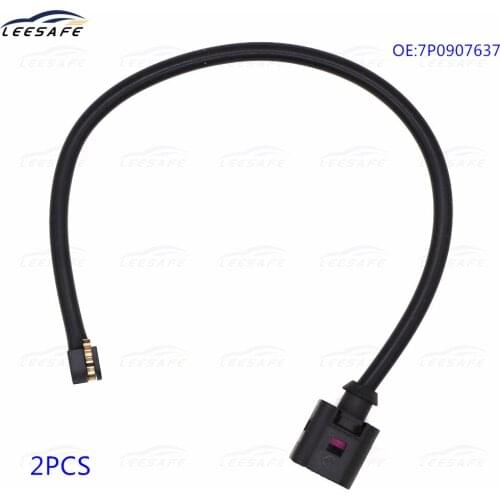 2pcs Front Brake Pad Wear Sensor 7P0907637 for Volkswagen TOUAREG 7P5 7P6 PORSCHE Cayenne 92A Panamera 970 Car Accessories
