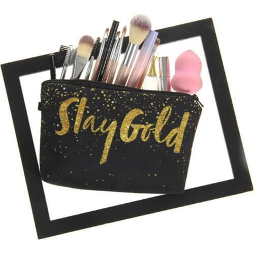 KEFIRDAY Black Cosmetic Bags