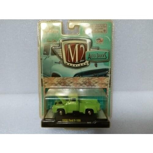 M2 machines 1/64 1956 Ford F-100 Diecast Collection of Die-casting Simulation Alloy Model Car Children Toys