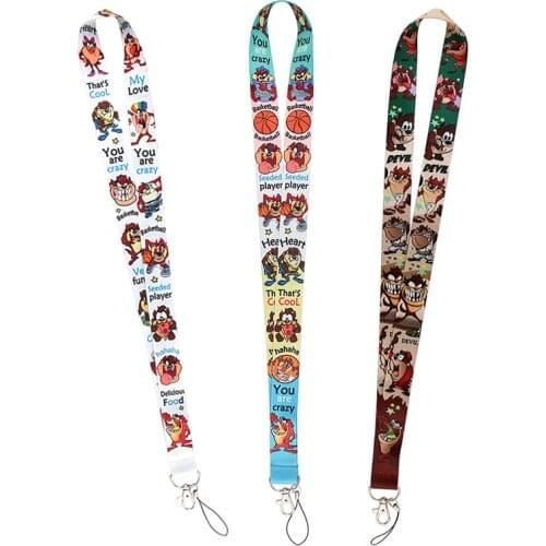 MD573 DMLSKY Cartoon Monster Lanyard For Keys Phone Strap Neck Strap Keychain Lanyards ID Badge Holder