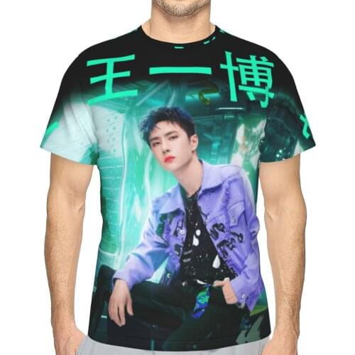 The Untamed Wang Yibo SDC3 Essential T-shirt Promo Casual Graphic Mens Print The Untamed Humor Graphic Tees Tops European Size