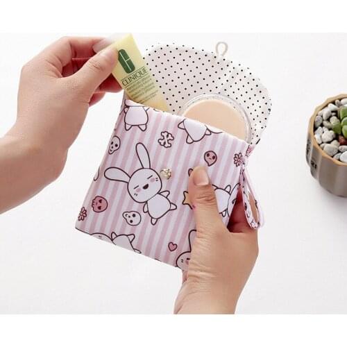 Portable small bag cosmetic bag storage bag cute sanitary napkin storage bag menstrual bag