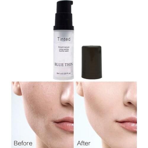 6ML Primer Makeup Base Oil Control Pores Cream Primers Foundation Moisturizer Facial Cream Brighten Foundation Cosmetic