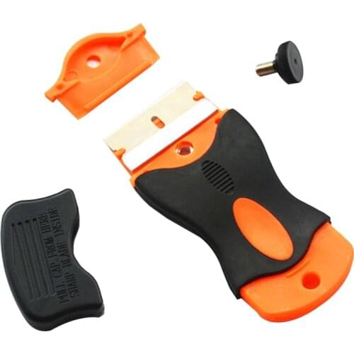 Window Tint Ceramic Glass Oven Razor Scraper 1.5" Blade Plastic Handle Automotive Film Sticker Tool Cleaning Knife