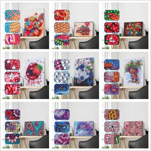 Special DIY Diamond Painting Partial Diamond 5D Embroidery Cross Stitch Kit Rhinestone Animal Picture Home Decoration