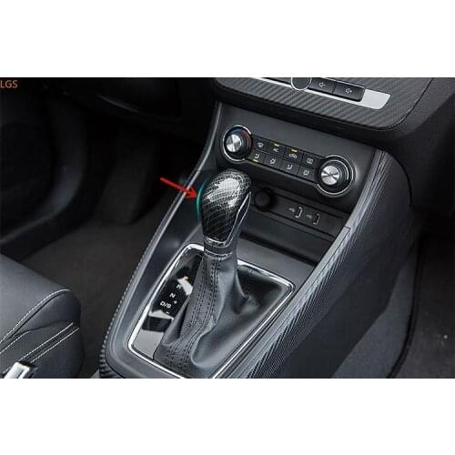 For MG ZS 2017-2019 High-quality ABS Chrome Gear lever head decorative cover Gear lever car accessories