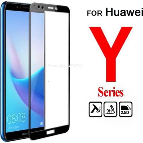 Protective Glass For Huawei Y3 Y5 Y6 Tempered Glas On The huawey huavei Y 3 5 6 3y 5y 6y Screen Protector Case film 9h
