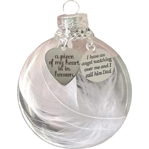 1Pc Memorial Decorative Ball Pendant Souvenir Ornament Christmas Tree Pendant