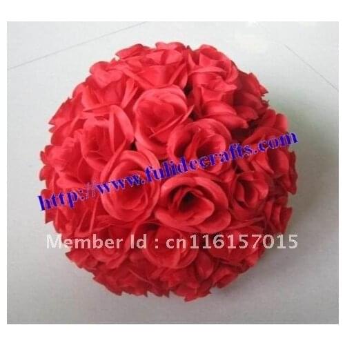 15cm red plastic inner wedding flower ball