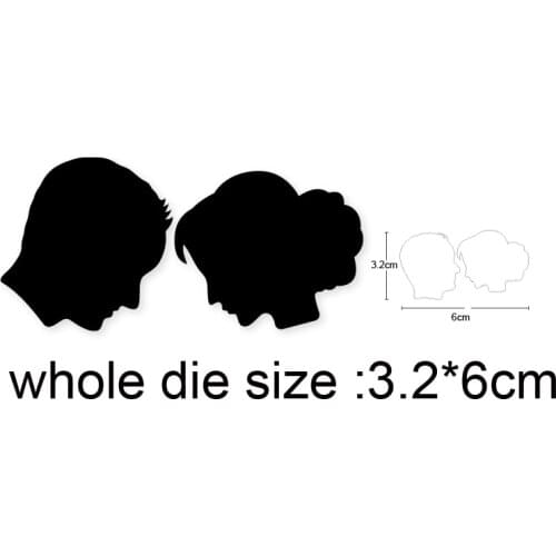 2021 Metal Cutting Dies For Scrapbooking new couple wedding love girl boy DIY Cards Stencil Paper Craft Handmade Album new die
