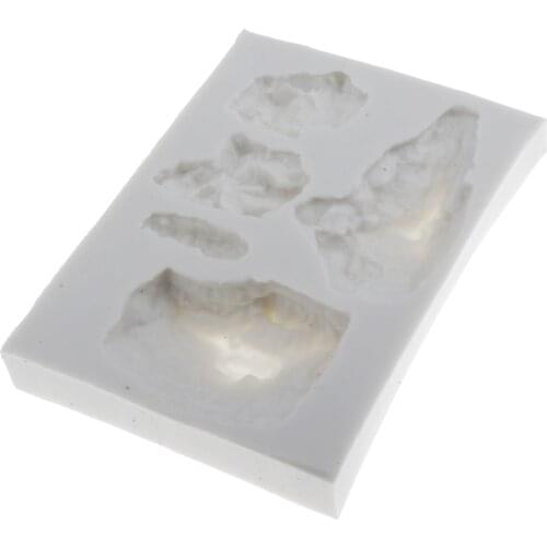 3D Rock Molds Resin Clay Mould Handmade DIY Decoration Sandtable Accessories