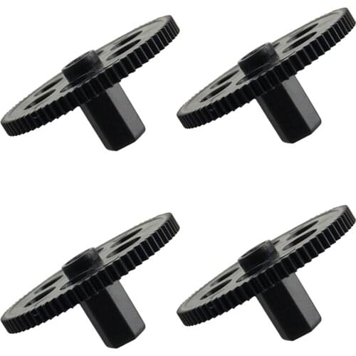 4-Pack Upgrade Shaft Large Main Gear Spare Parts for Visuo XS809 XS809HW XS809HC