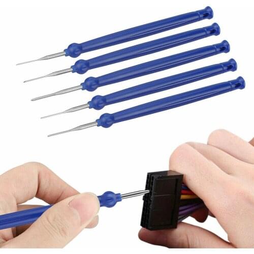 5pcs/ Set Car Auto Automotive Wiring Harness Terminal Socket Plug Pin Removal Dismount Tool Car Disassembly Tool
