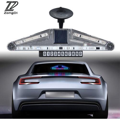 Car LED Strobe Lights Solar warning lamp for Citroen C4 C5 Hyundai Solaris I30 VW Polo T5 Ford Fiesta Fusion Mustang Opel