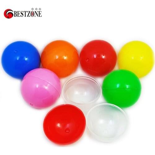 Free shipping 50pcs 30mm or 1.19" plastic capsule ball vending machine solid colorful ball
