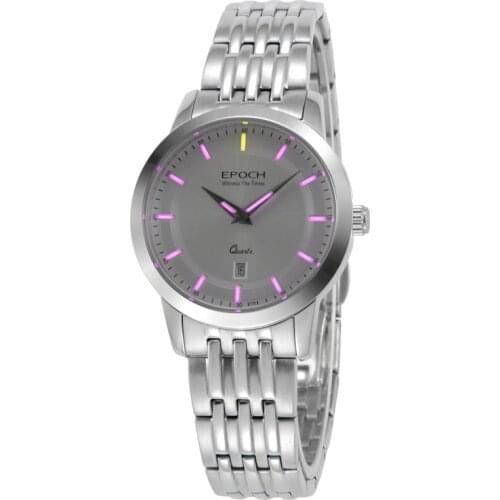 EPOCH Ladies Watch With Leather Strap