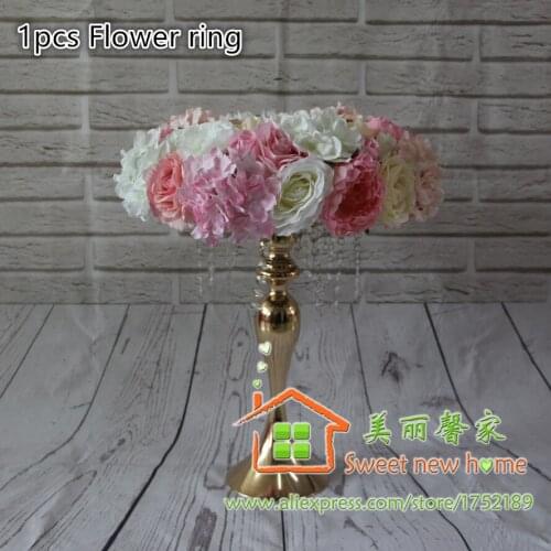 Wedding flower wreath table centerpiece flower balls wedding road lead artificial flowers Decorative wreath