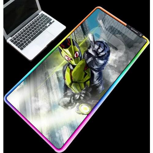 Mairuige Cool Multi-size Rider RGB Mouse Pad Zero One Lighting USB Hot-selling Keyboard Pad